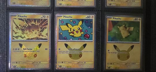 Varied Selection of Pikachu 30th Celebration