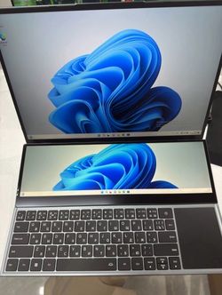 Dual screen laptop 16.1 + 14 inch Dual Screen, IPS Touch screen Intel Core i7-9750H (9th, 6Cores, 12Threads, 4.5Ghz) Intel® UHD Graphics 630 DDR4: 8GB