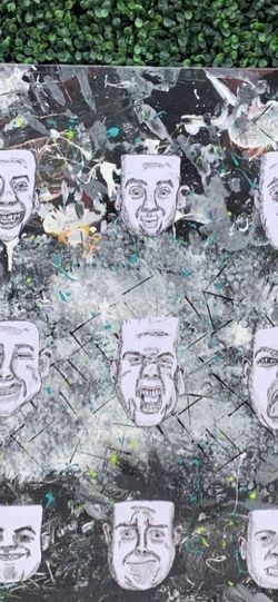 “faces” Painting