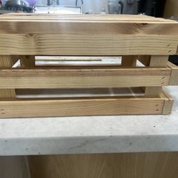 Wooden Storage Crate 