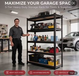 New 72 H Heavy Duty Metal Shelves