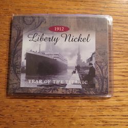 1912 Liberty Nickel Year Of The Titanic