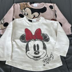 Toddler Girl ZARA Minnie Mouse Sweatshirts