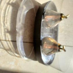 2 Pear Shaped Salt And Pepper Shakers Not Real Silver $5 Each