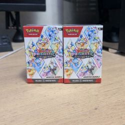 Prismatic Evolutions Booster Bundle Lot of 2