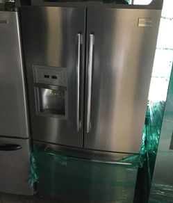 Frigidaire Gallery three door refrigerator/ 90 day warranty/ delivery and installation are available