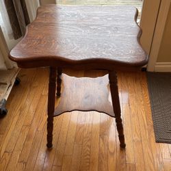 Antique Oak Side Table