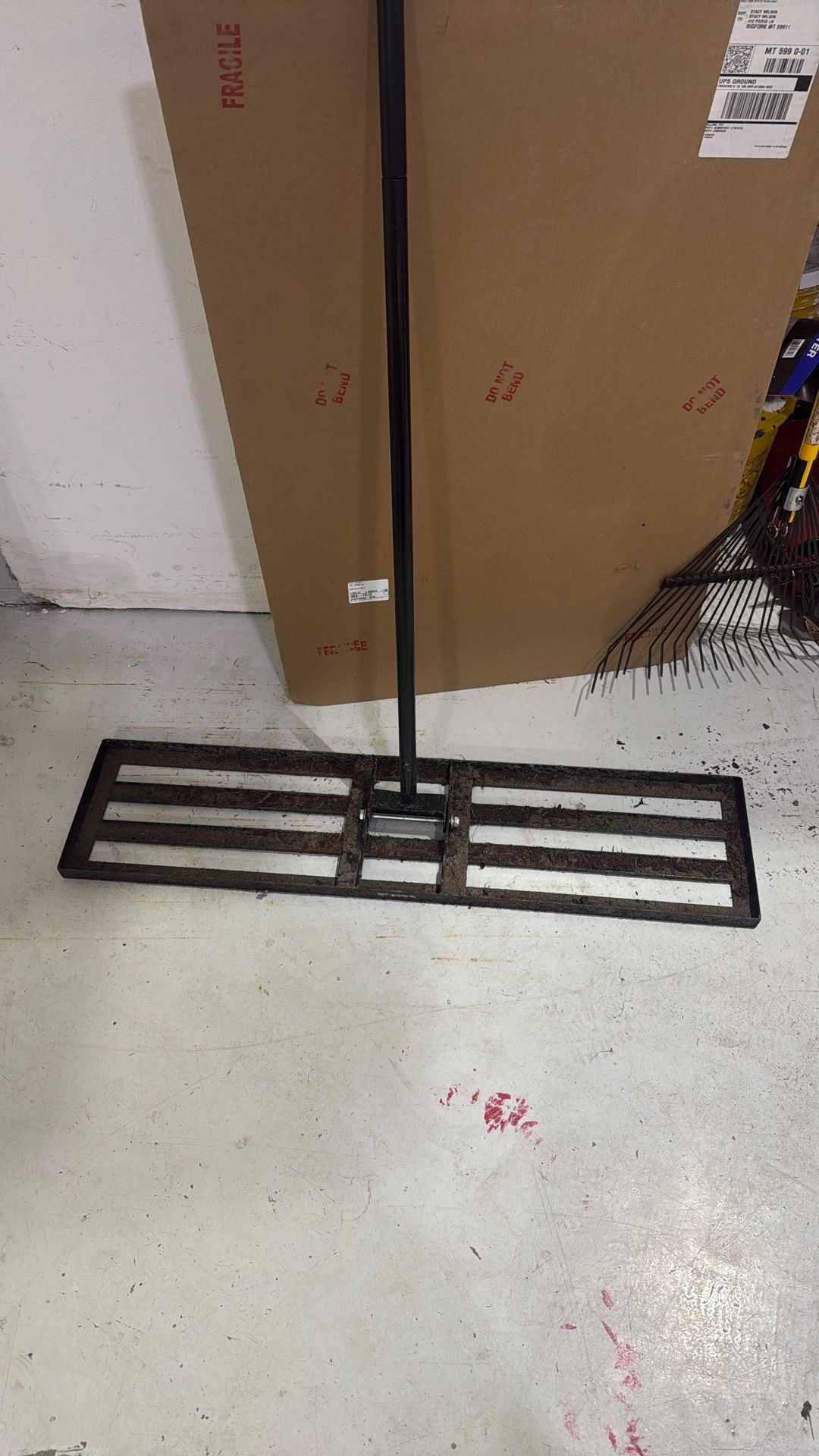 Lawn Leveling Rake 67 in. x 42 in. x 10 in.