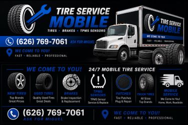 Mobile tire service & brakes