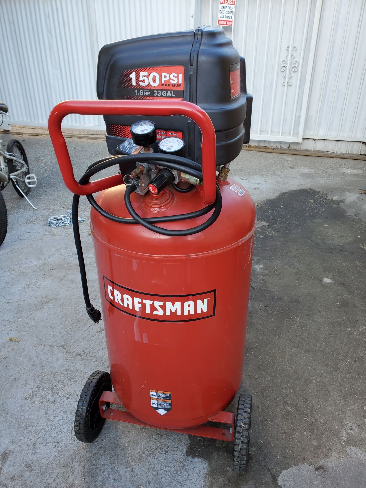 Craftsman 33 Gallon 1.6hp Air Compressor