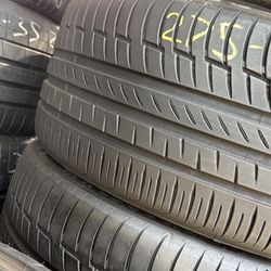 22” tires continental 275/35/22 semi new with free installation $100 each