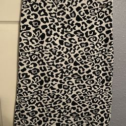 Leopard Print Skirt 