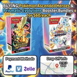 WTB Pokemon AH and PE Booster Bundles