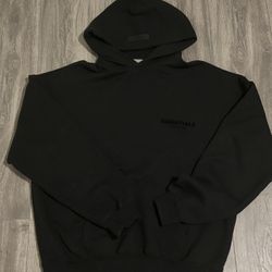 Essentials Hoodie All Black, New, No Bag Or Tags. Size Medium 