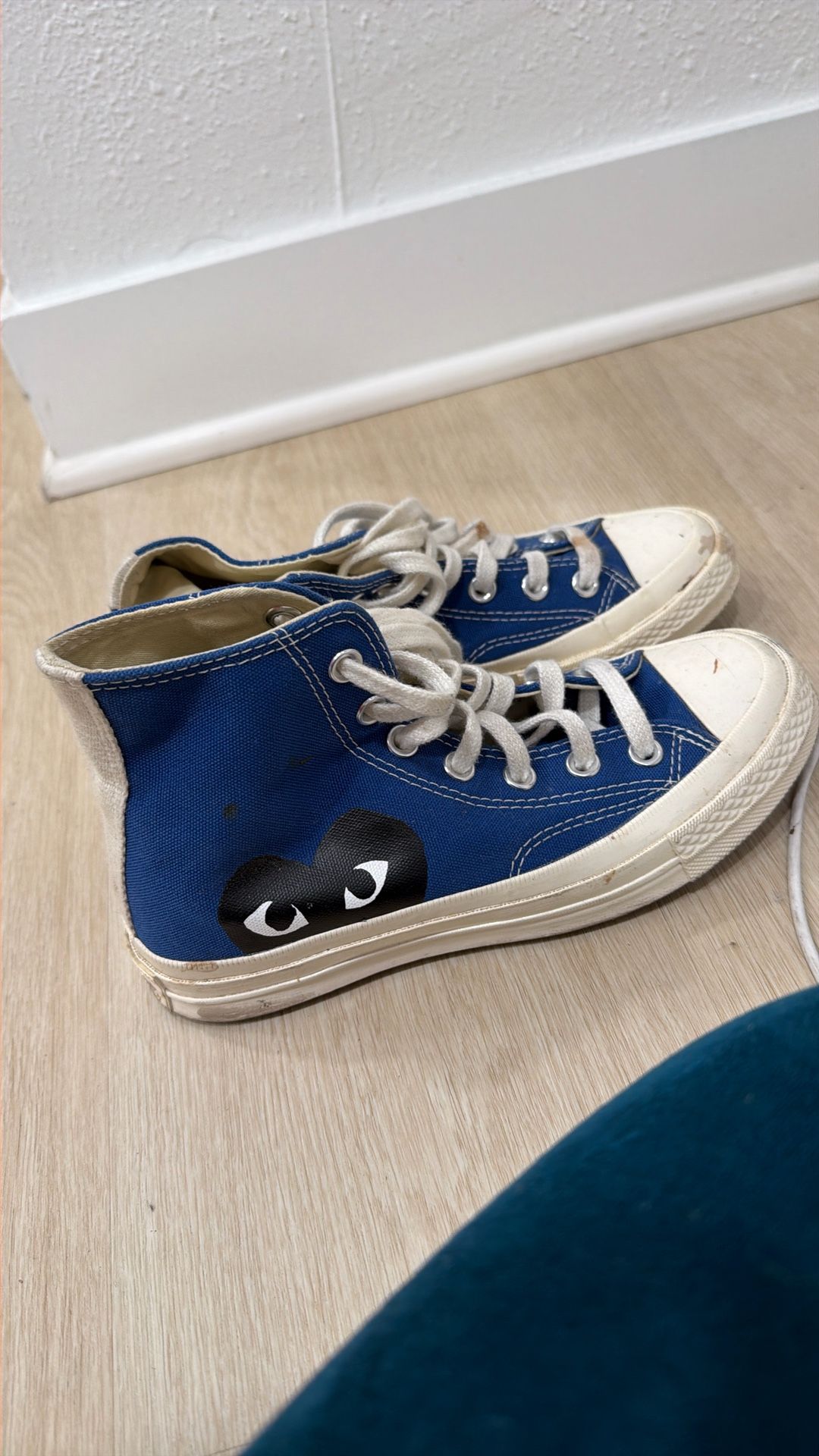 Comme Des Garcoons X Converse Blue Size 4 Men