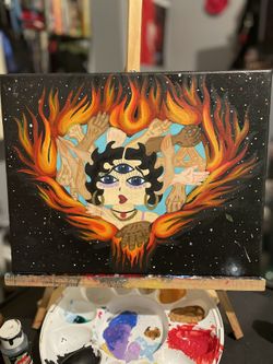 Hand painted canvas
