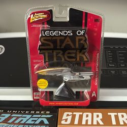 Star Trek U.S.S. Enterprise Collectible and 2 graphic Novels