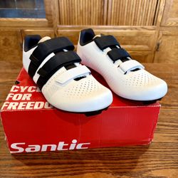Santic Cycling Shoes s20017w size 9.5 us 44 eur