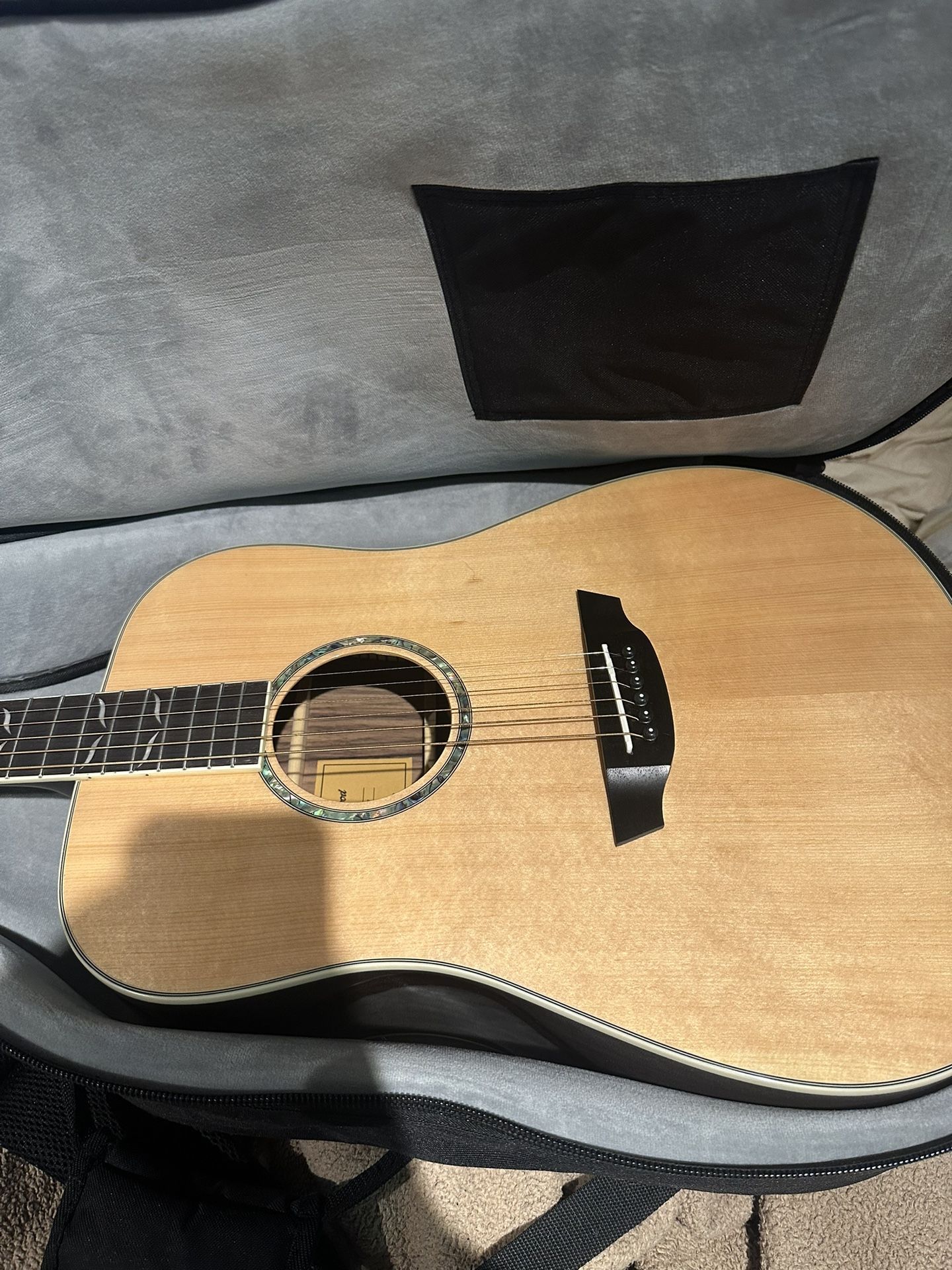 Orange Wood (Echo) Guitar (LIKE NEW)