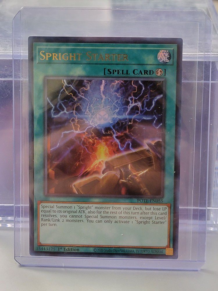 Yu-Gi-Oh! Spright Starter - Power of the Elements POTE-EN055 NM Ultra Rare