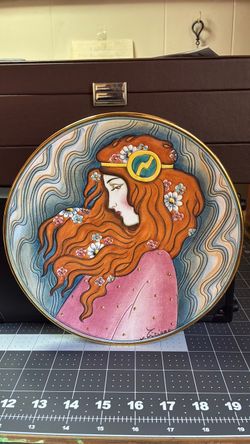 Art plate, “Lily”, first edition, limited edition numbered/9500