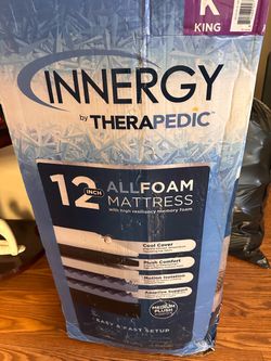 Therapedic Innergy 12” King All-Foam Medium Plush
