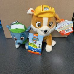 Brand New Paw Patrol Stuffed Figures Clean 