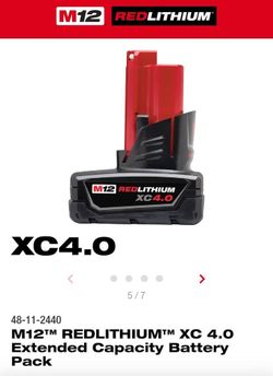 MILWAUKEE RedLIthium XC4.0