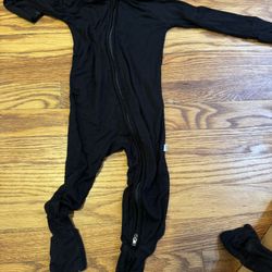 6-12 Little Sleepies Bamboo Black 