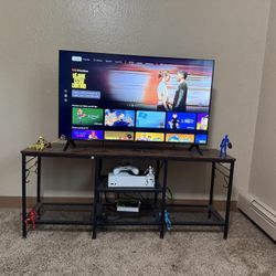TCL 40-Inch LED Smart TV And Furologee TV Stand For 150