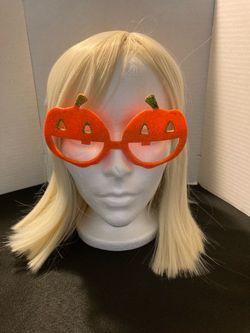 Halloween Pumpkin Novelty Glasses