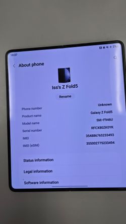 Samsung  Zfold 5 256GB