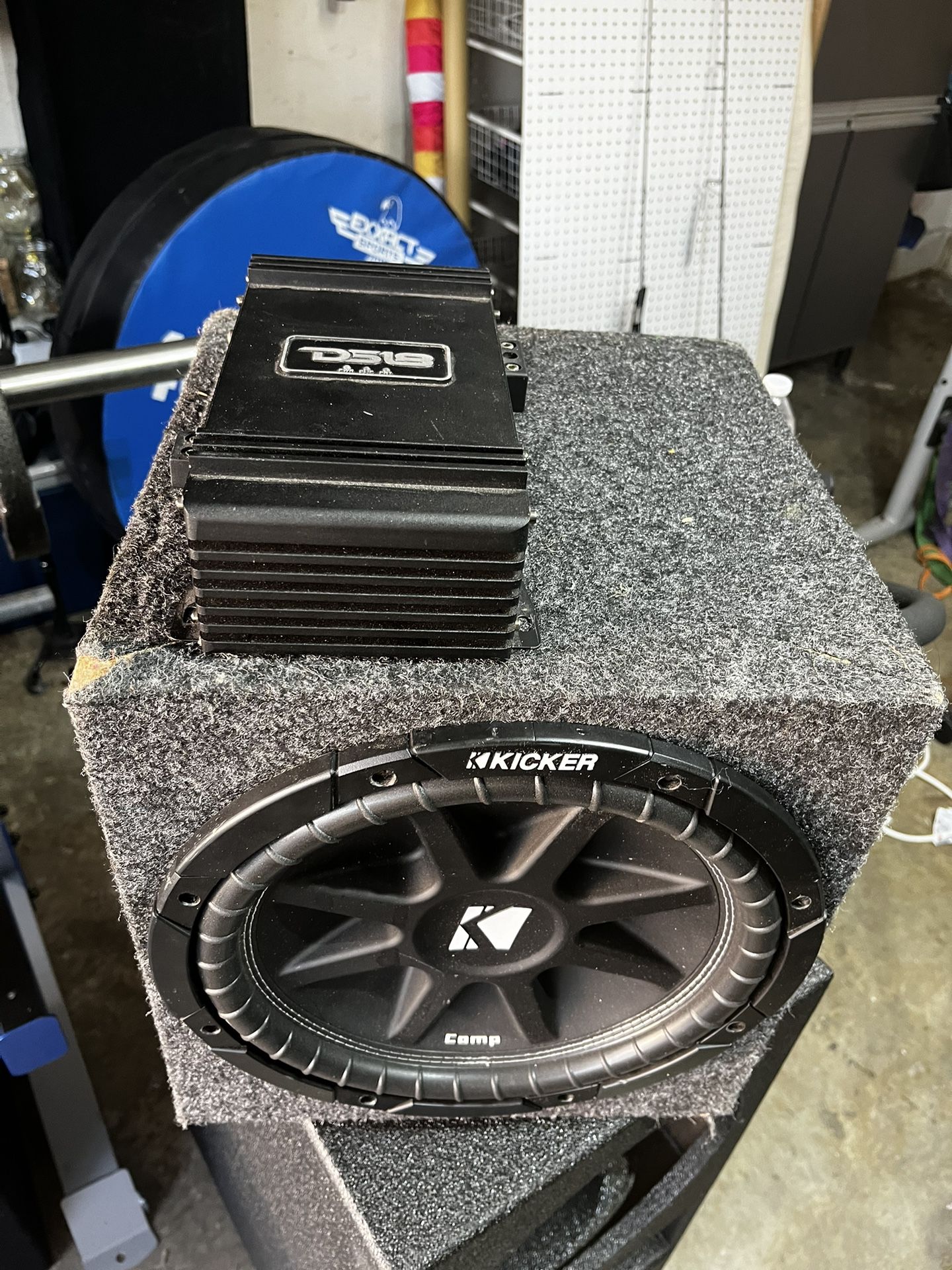 Kicker 12” Subwoofer And Ds18 Amp $200