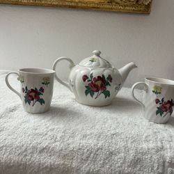 Laura Ashley Flower Tea Pot