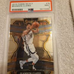 2019 Panini Select #76 Brandon Clarke PSA 9. Selling For Just $20.00 Or Best Offer.