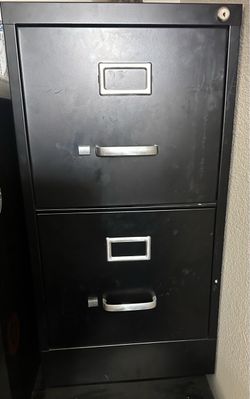 2 Drawer/Shelf Filing Cabinet