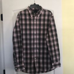 NWOT Men’s plaid shirt