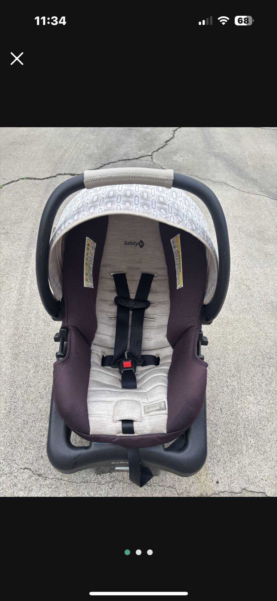 Safety first car seat