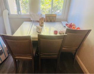 Dining Table with 5 chairs