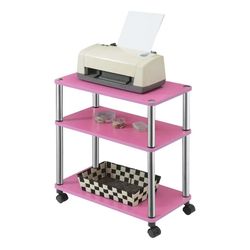 New in Box Pink Office Caddy/Storage Organizer with wheels