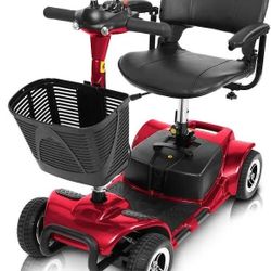Red 4-Wheel Mobility Scooter – New!