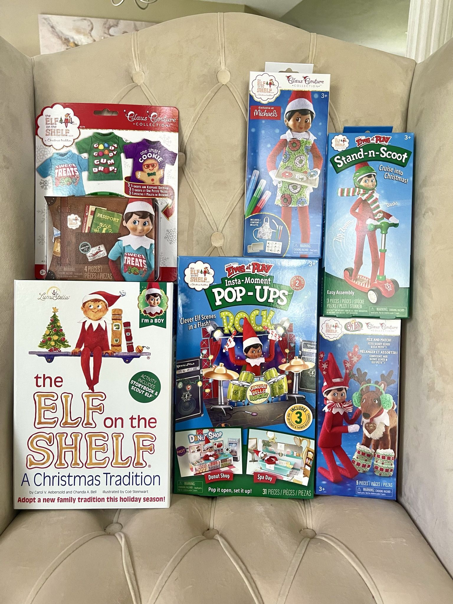 The Elf On The Shelf: Elf, Clothing, & Accessories Bundle #3