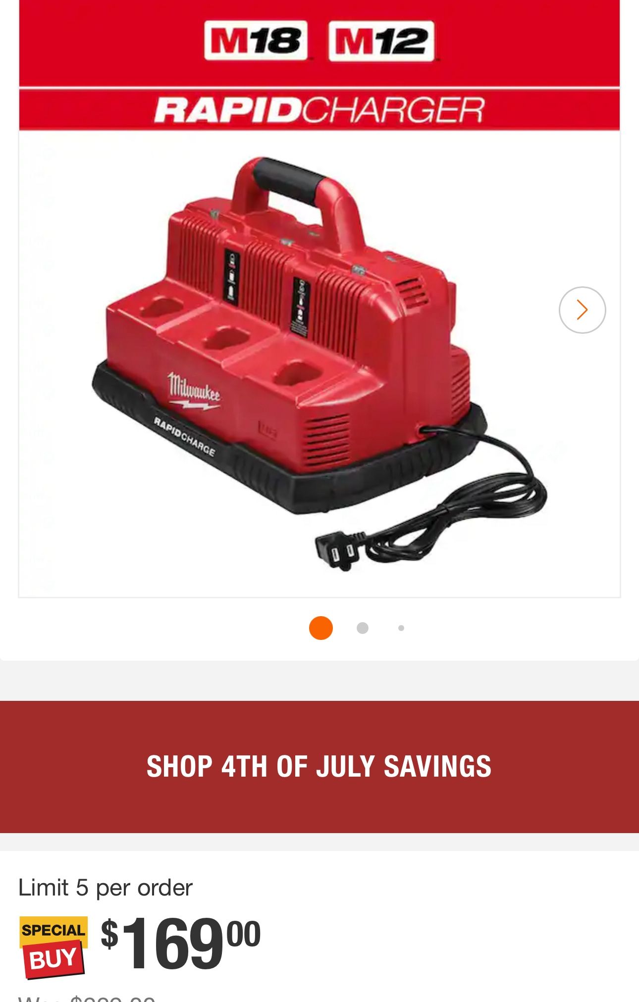 Milwaukee M12 Charger