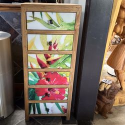 Sale! Tropical Protea High Chest Drawer  - Tropical Collection 