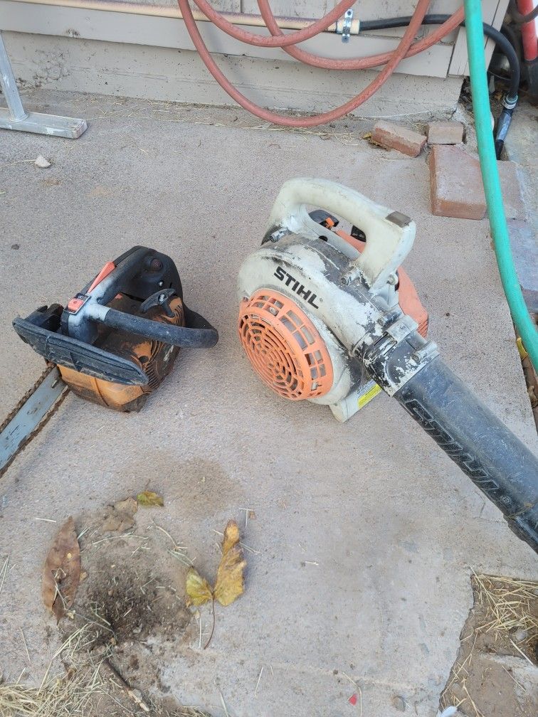 Chain Saw And Blower