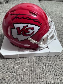 Trent McDuffie Signed Autograph Speed Mini Helmet Kansas City Chiefs - Beckett
