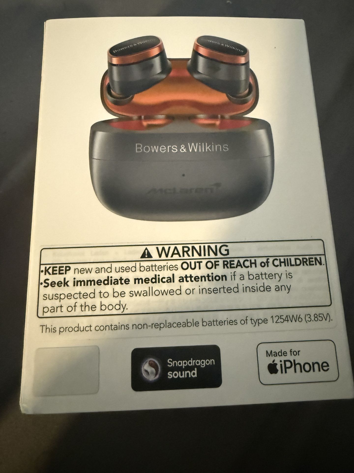 Bowers & Wilkins Pi8 Wireless Earbuds McLaren Limited Edition