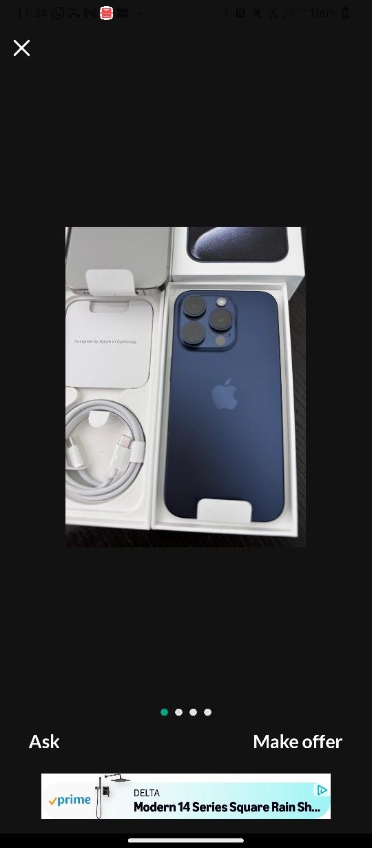 iPhone 15 Pro Max (256GB Unlocked)