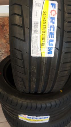 245/45/18 2 tire Brand new FORCEUM