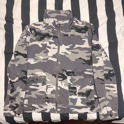 Vintage grey camo jacket